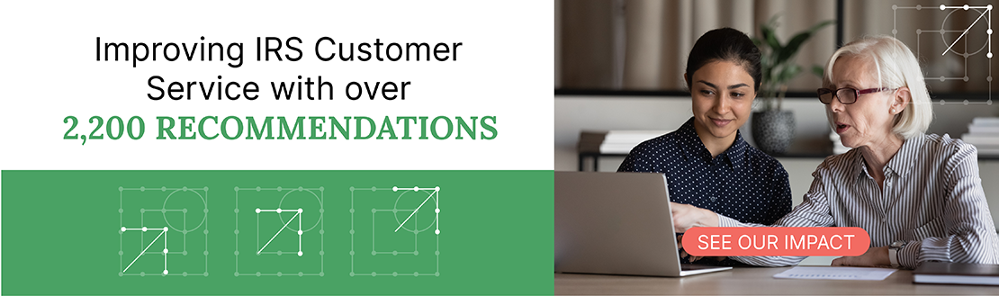 Enhancing IRS Customer Service with over 2,200 recommendations